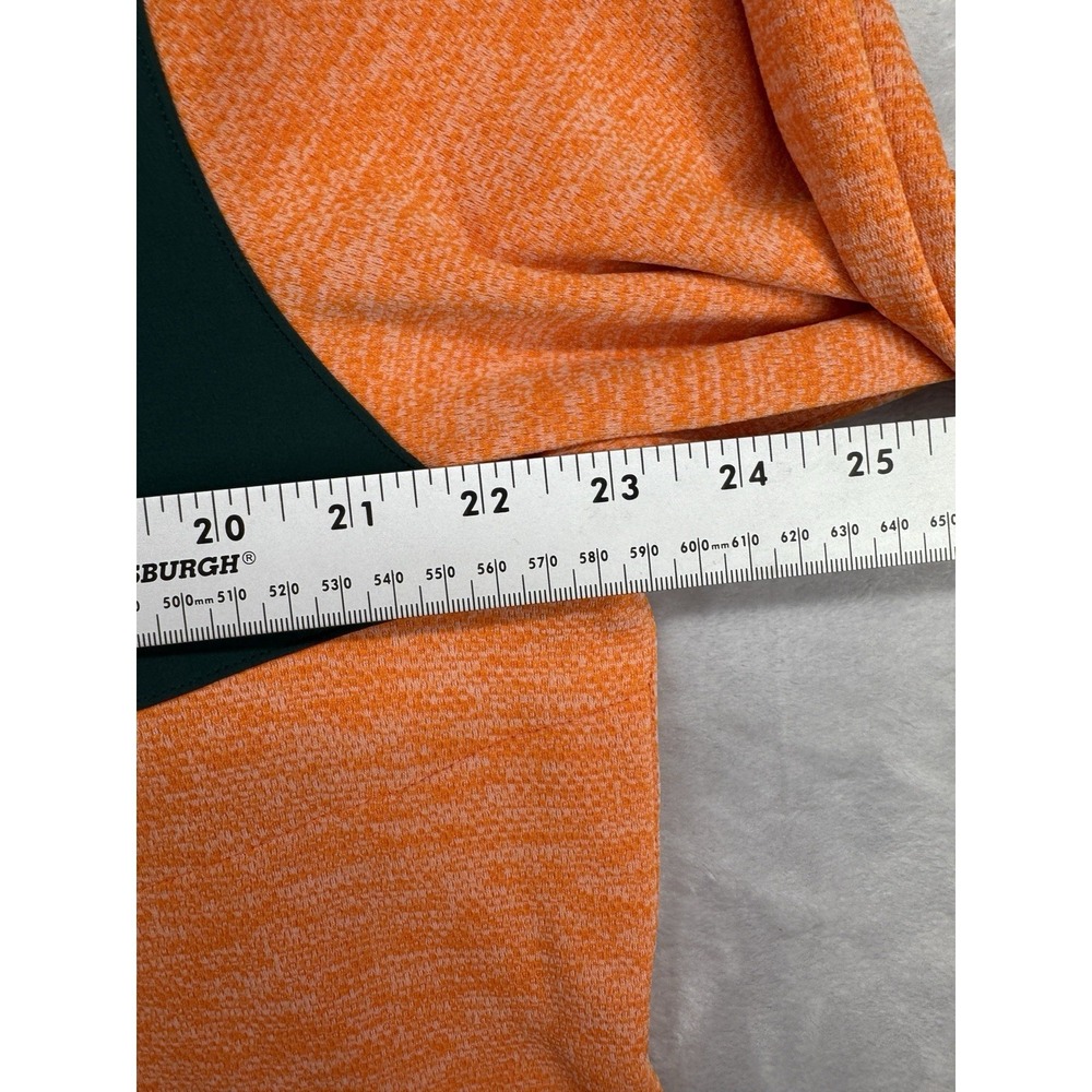 Zero Restriction Tyson Hoodie Blaze Orange Green‎ Performance Golf Men's L NWT - Picture 6 of 7